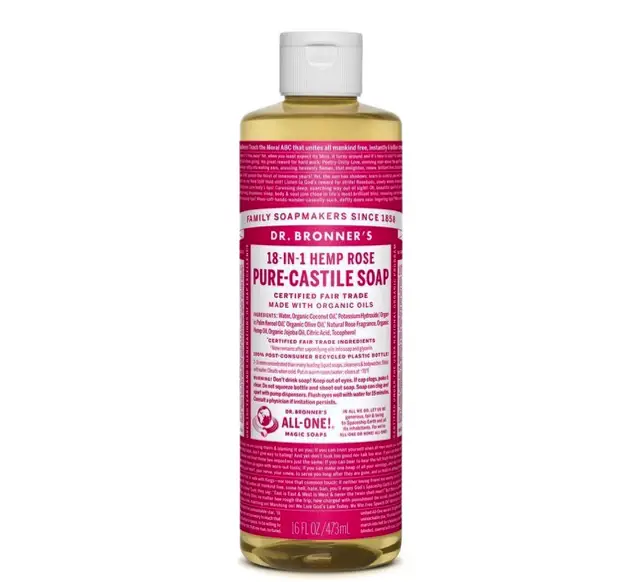 Dr Bronner’s Organic Rose Liquid Soap﻿